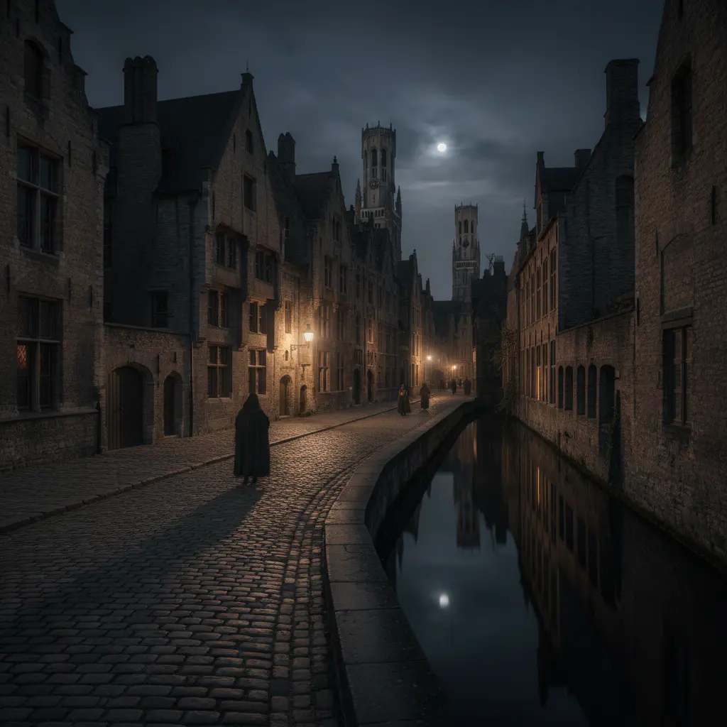 Middeleeuwse straten van Brugge
